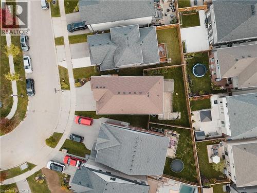 Aerial perspective of suburban area - 346 Moorlands Crescent, Kitchener, ON -  With View