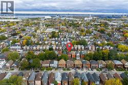 Aerial overview of property's location featuring nearby suburban area - 