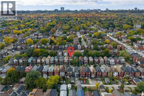 Aerial overview of property's location featuring nearby suburban area - 24 Somerset Avenue, Hamilton, ON - Outdoor With View