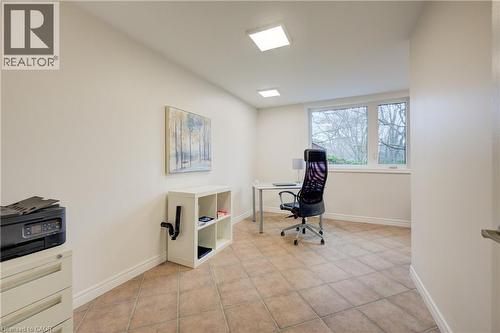 Office featuring light tile patterned flooring - 279 Ferndale Place, Waterloo, ON - Indoor