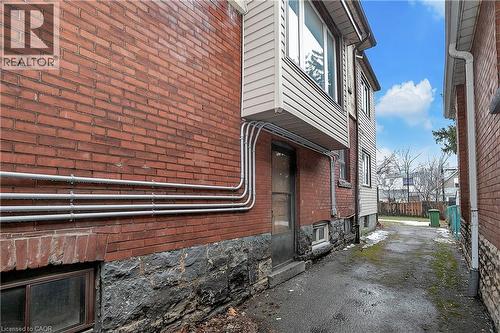 133 Park Row N, Hamilton, ON - Outdoor With Fireplace