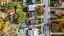 Aerial perspective of suburban area featuring a pool - 138 Courtland Avenue E, Kitchener, ON 