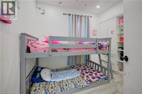 Bedroom with light wood-type flooring and recessed lighting - 31 Bonfair Court, Kitchener, ON - Indoor Photo Showing Bedroom