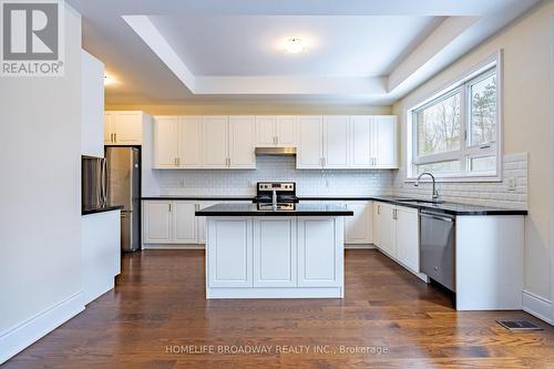 166 Conklin Crescent, Aurora, ON - Indoor Photo Showing Kitchen With Upgraded Kitchen