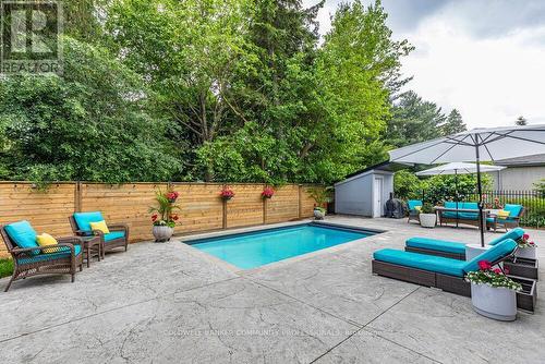 60 Parker Avenue, Hamilton, ON - Outdoor With In Ground Pool With Backyard