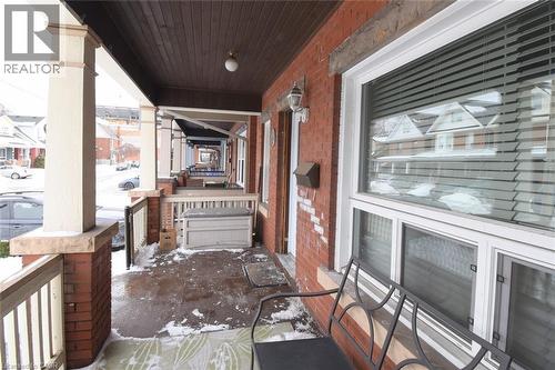 Covered Front Porch - 82 Somerset Avenue, Hamilton, ON - Outdoor With Exterior