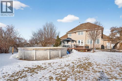27 Marigold Crescent, Moose Jaw, SK - Outdoor With Above Ground Pool