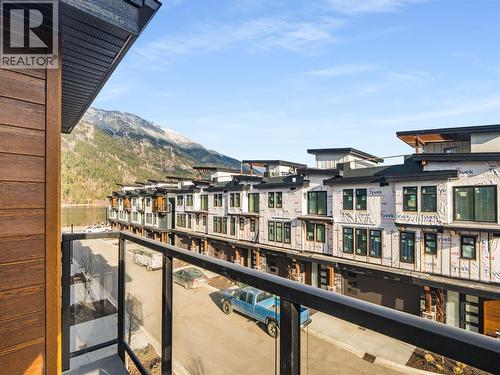 Covered deck from loft - 910 Lakeside Drive Unit# 107, Nelson, BC - Outdoor