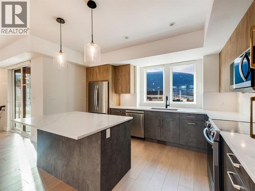 910 Lakeside Drive Unit# 107, Nelson, BC - Indoor Photo Showing Kitchen With Upgraded Kitchen