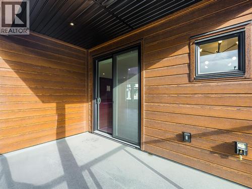 Covered deck from kitchen - 910 Lakeside Drive Unit# 107, Nelson, BC - Outdoor With Deck Patio Veranda With Exterior