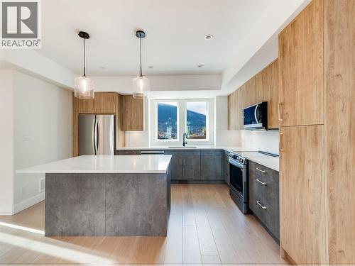 910 Lakeside Drive Unit# 107, Nelson, BC - Indoor Photo Showing Kitchen With Upgraded Kitchen