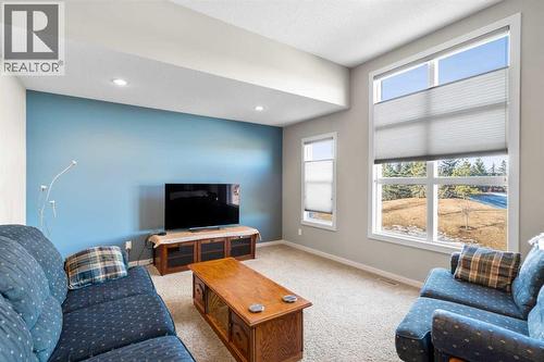 Large Bonus Room - 5 Mahogany Square Se, Calgary, AB - Indoor Photo Showing Living Room