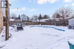 Backyard with heated inground pool - 