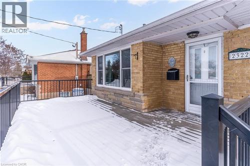 2322 Redfern Road, Burlington, ON - Outdoor With Deck Patio Veranda With Exterior