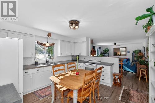 310 Concession 13 W, Tiny, ON - Indoor Photo Showing Kitchen With Double Sink