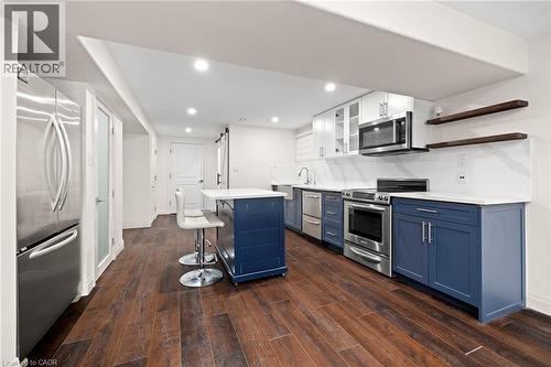 695 Robert Ferrie Drive Unit# Lower, Kitchener, ON - Indoor Photo Showing Kitchen With Upgraded Kitchen