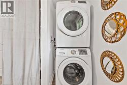 Located in 2nd 3rd bedroom - laundry hookups are still existing in the basement - 