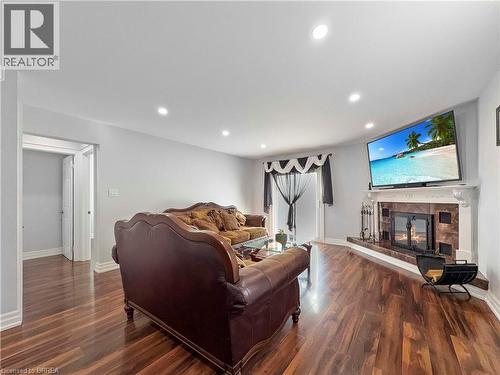 701 Upper Paradise Road, Hamilton, ON - Indoor Photo Showing Other Room With Fireplace
