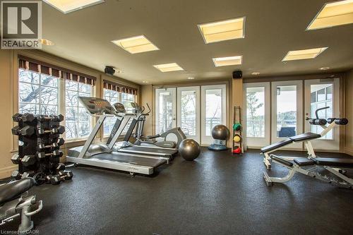 1869 Muskoka 118 Road W Unit# Btv-105, Bracebridge, ON - Indoor Photo Showing Gym Room