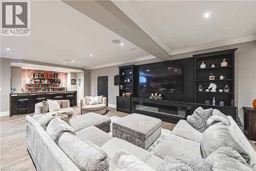 Recreation Room - 597 Old York Road, Burlington, ON - Indoor Photo Showing Living Room