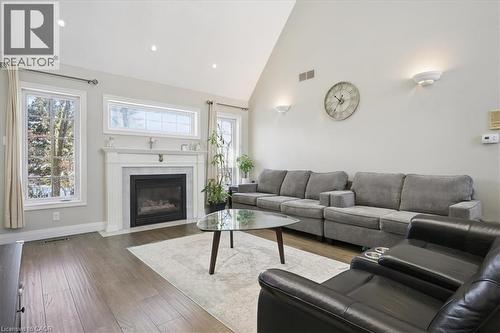 629 Burning Bush Road, Waterloo, ON - Indoor Photo Showing Living Room With Fireplace