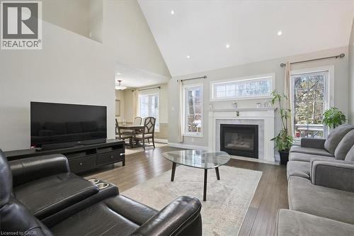 629 Burning Bush Road, Waterloo, ON - Indoor Photo Showing Living Room With Fireplace
