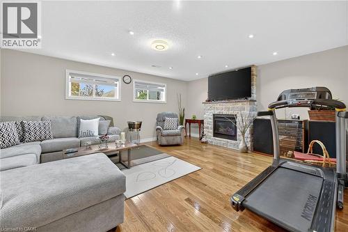 477 Lynden Road, Brantford, ON - Indoor Photo Showing Living Room With Fireplace