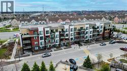 Aerial view of apartment complex / building - 