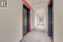 Hallway featuring recessed lighting and baseboards - 