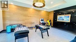 Playroom with wood walls - 