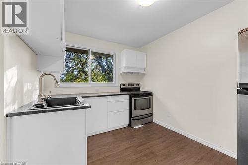 62 Bond Street, Kitchener, ON - Indoor Photo Showing Kitchen With Double Sink