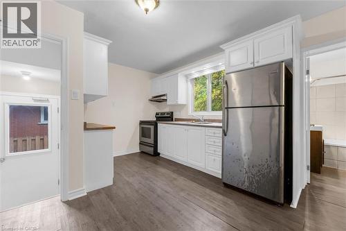 62 Bond Street, Kitchener, ON - Indoor Photo Showing Kitchen With Double Sink