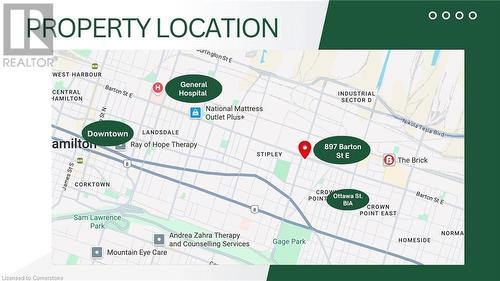 Map of property location - 897 Barton Street E, Hamilton, ON - Other