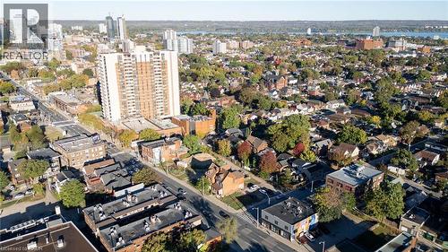 View of property location with nearby urban area - 547 King Street E, Hamilton, ON 