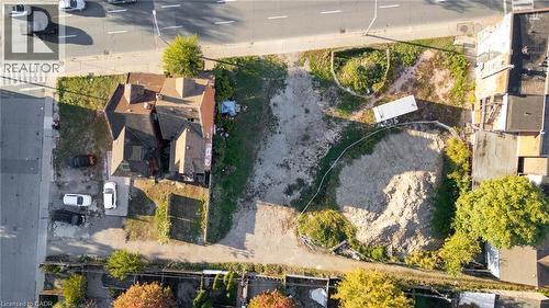 Aerial view - 547 King Street E, Hamilton, ON 