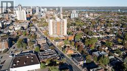 Aerial view of property's location with nearby urban area - 