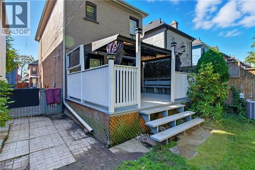 97 Francis Street, Hamilton, ON - Outdoor With Deck Patio Veranda
