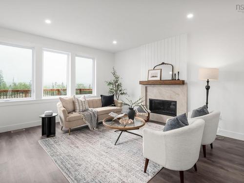 16 Wanders Way, Timberlea, NS - Indoor Photo Showing Living Room With Fireplace