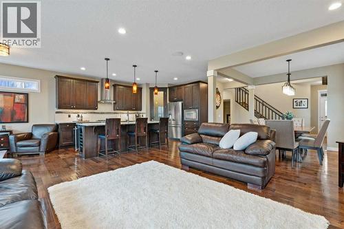 The main floors all in one pic - 199 Cranarch Landing Se, Calgary, AB - Indoor Photo Showing Living Room