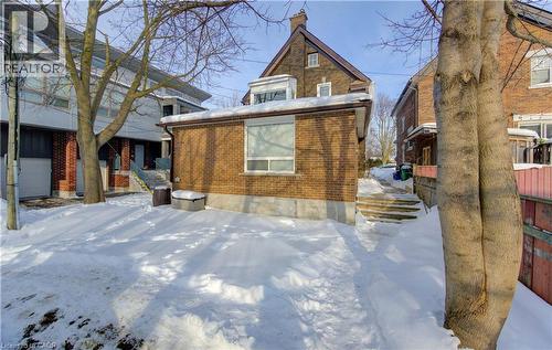 Backyard/Parking - 61 Waterloo Street, Kitchener, ON - Outdoor With Facade