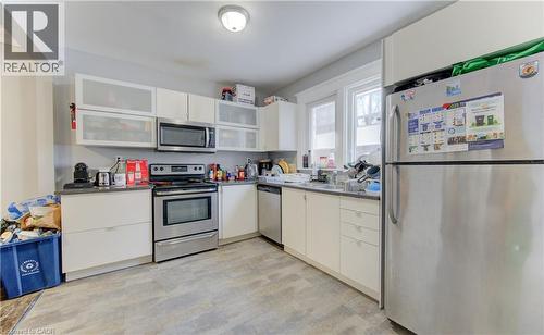 Unit 1 - 61 Waterloo Street, Kitchener, ON - Indoor Photo Showing Kitchen With Stainless Steel Kitchen