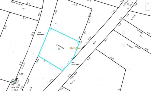 Plan (croquis) - Rue Principale, Mont-Blanc, QC 