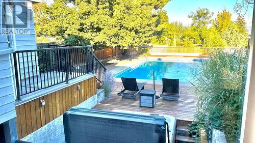 2535 Winnipeg Road, West Kelowna, BC - Outdoor With In Ground Pool With Deck Patio Veranda