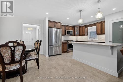 64 Ambrosia Path, St. Thomas, ON - Indoor Photo Showing Kitchen With Stainless Steel Kitchen
