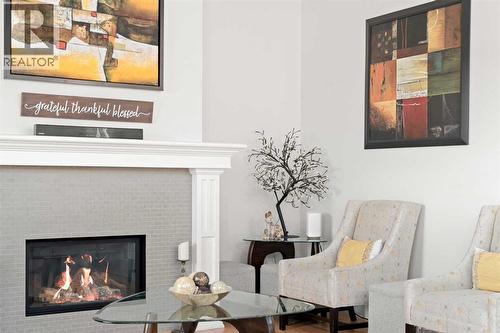 115 Mahogany Way Se, Calgary, AB - Indoor With Fireplace