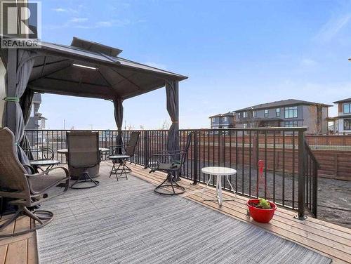 110 Sunstone Way, Balzac, AB - Outdoor With Deck Patio Veranda With Exterior