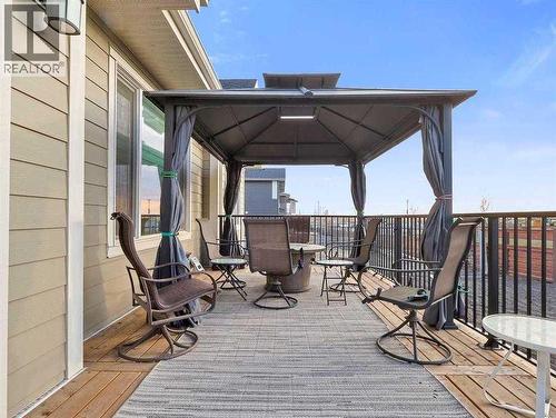 110 Sunstone Way, Balzac, AB - Outdoor With Deck Patio Veranda With Exterior