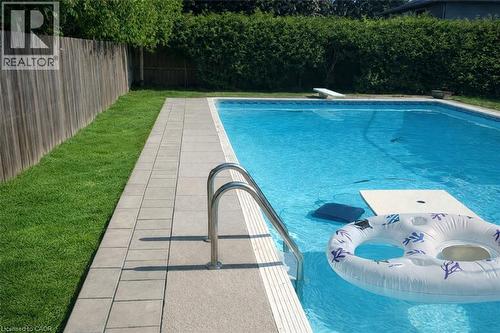 765 Wesley Street, Burlington, ON - Outdoor With In Ground Pool With Backyard