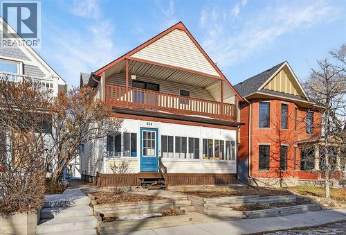 Winter Time - 414 12 Avenue Nw, Calgary, AB - Outdoor With Balcony