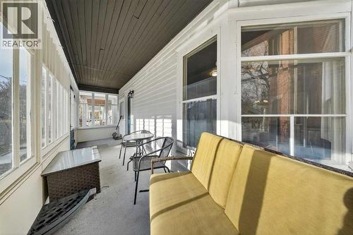 Covered Front Porch - 414 12 Avenue Nw, Calgary, AB - Outdoor With Balcony With Exterior